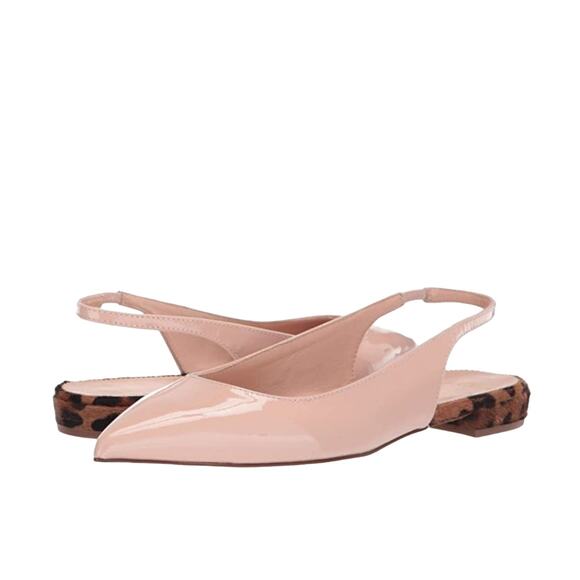 New J Crew Slingback flats in Dyed Calf hair. Size 7. Made in Italy - Picture 1 of 6